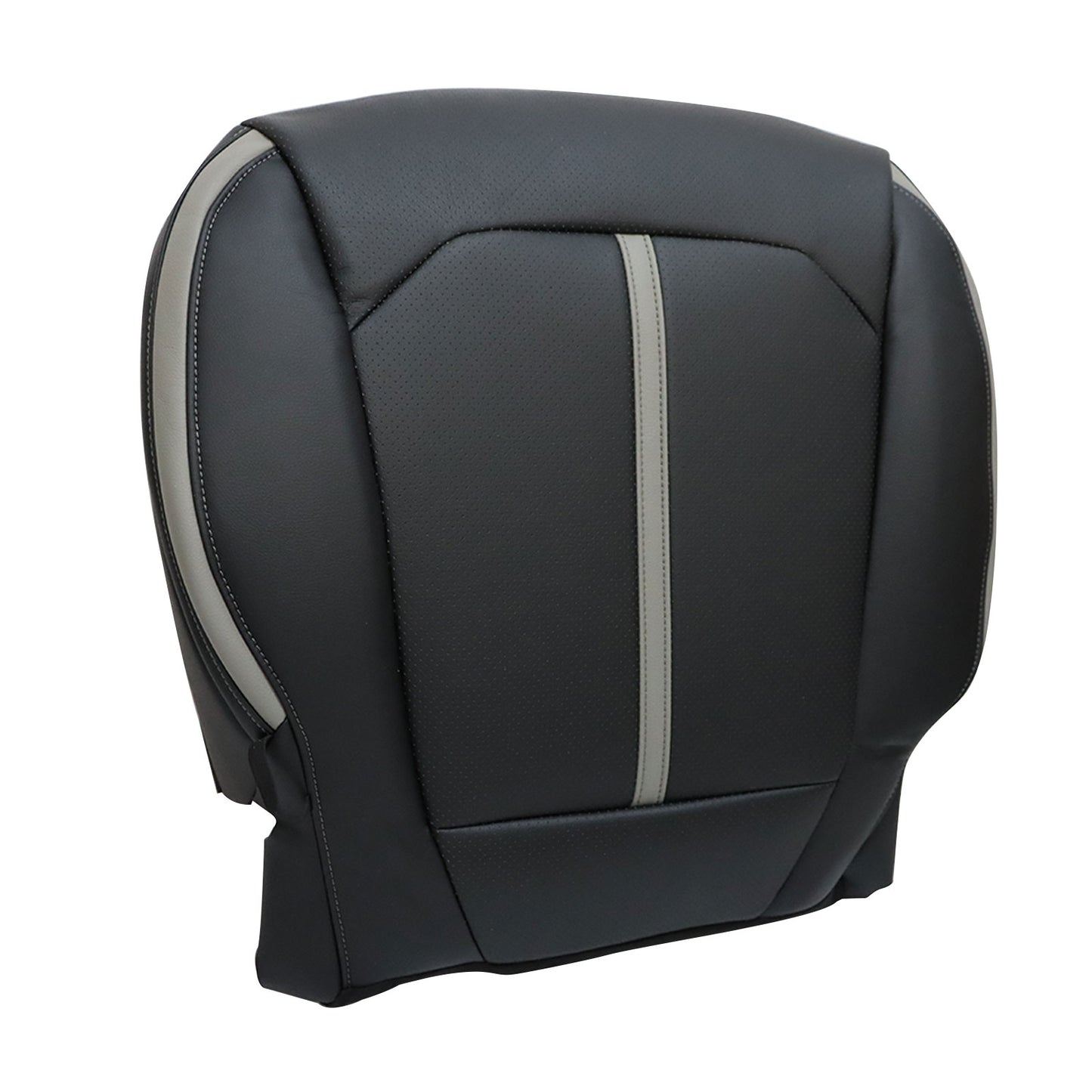 For 2015-2020 Ford F150 Platinum Passenger Bottom Perforated Seat Cover Black US
