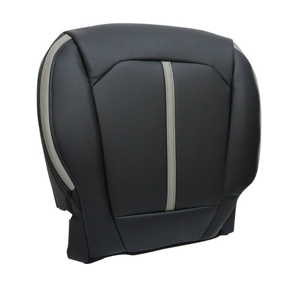 For 2015-2020 Ford F150 Platinum Passenger Bottom Perforated Seat Cover Black US
