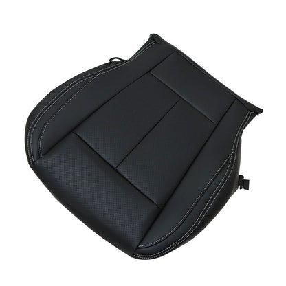 Fits 2015-2021 Ford F-150 Super Crew Cab Driver Bottom Seat Cover Black