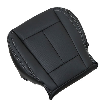 Fits 2015-2021 Ford F-150 Super Crew Cab Driver Bottom Seat Cover Black