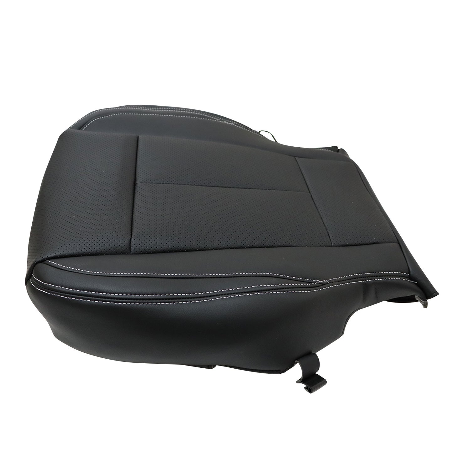 Fits 2015-2021 Ford F-150 Super Crew Cab Driver Bottom Seat Cover Black