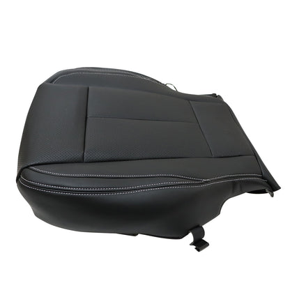 Fits 2015-2021 Ford F-150 Super Crew Cab Driver Bottom Seat Cover Black