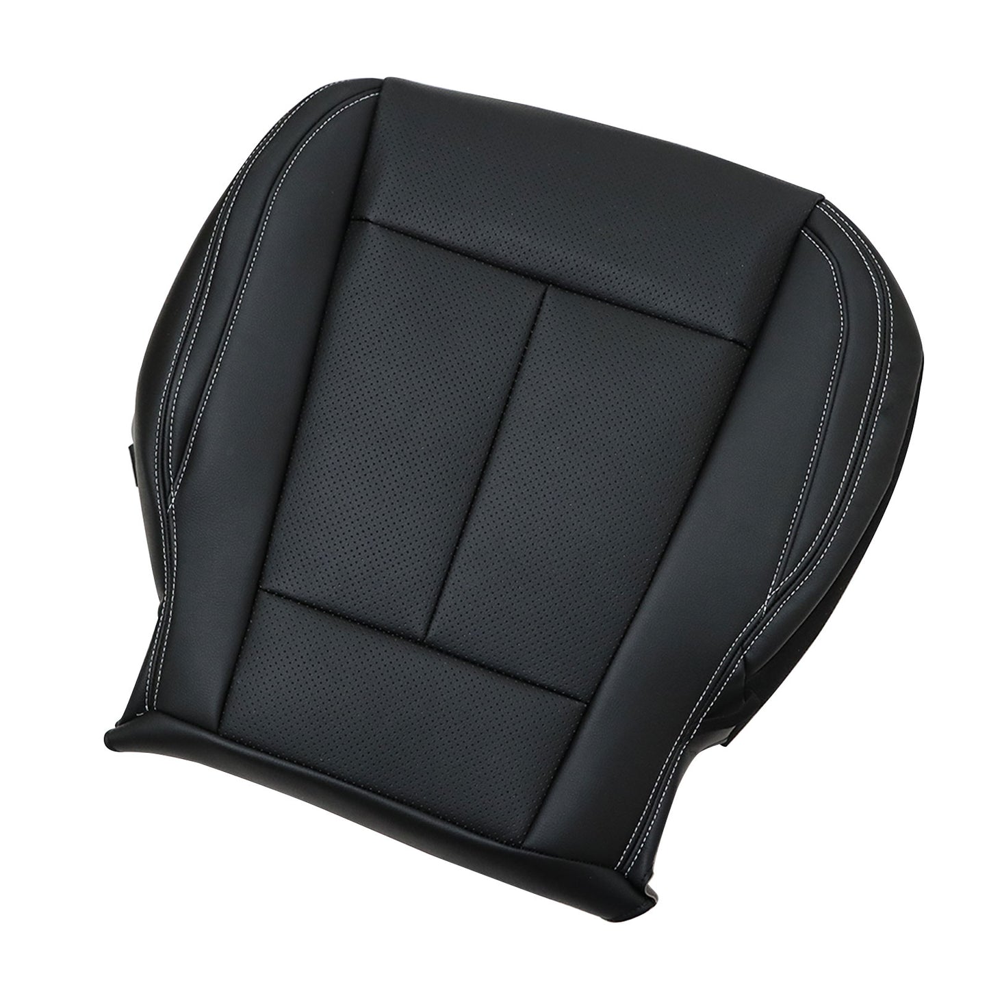 Fits 2015-2021 Ford F-150 Super Crew Cab Driver Bottom Seat Cover Black
