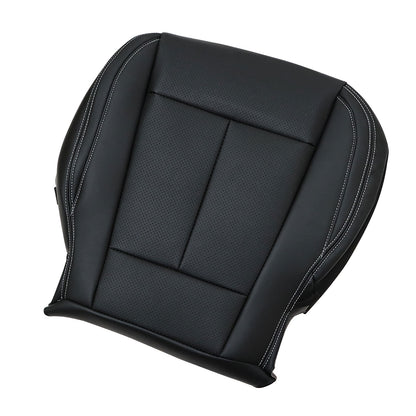 Fits 2015-2021 Ford F-150 Super Crew Cab Driver Bottom Seat Cover Black