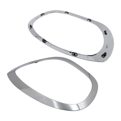1Pair Headlight Bezel Set L&R Side For 2017-2023 Mini Cooper Countryman