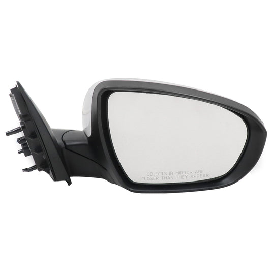 6Pin White Right Passenger Mirror Heated Manual Fold For Kia Optima 2014-2015