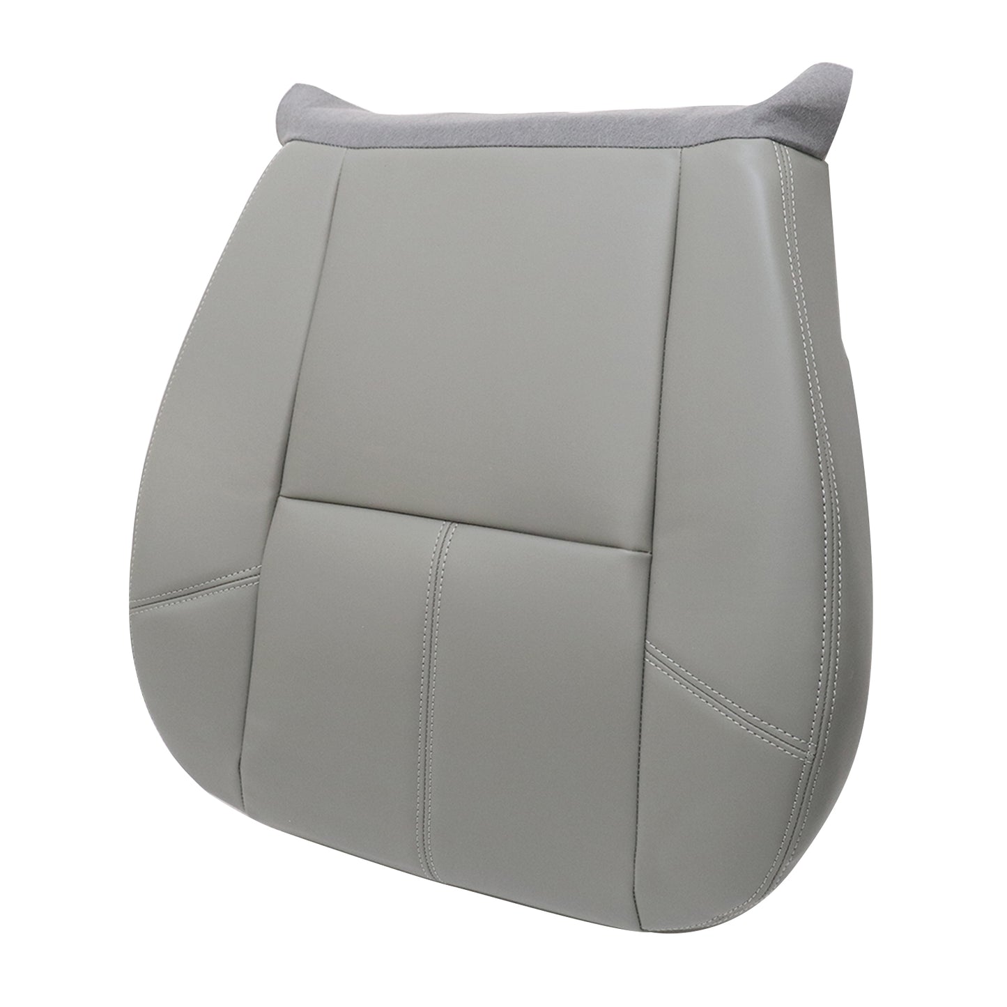 For 2007-2014 Chevy Silverado 1500 2500 3500 HD Driver Bottom Seat Cover Dk Gray