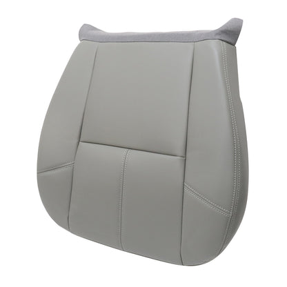For 2007-2014 Chevy Silverado 1500 2500 3500 HD Driver Bottom Seat Cover Dk Gray