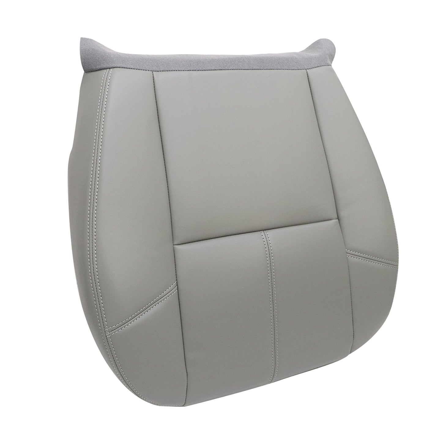 For 2007-2014 Chevy Silverado 1500 2500 3500 HD Driver Bottom Seat Cover Dk Gray