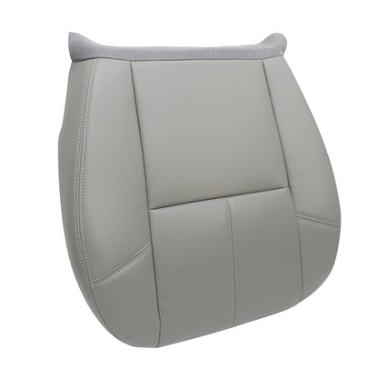 For 2007-2014 Chevy Silverado 1500 2500 3500 HD Driver Bottom Seat Cover Dk Gray