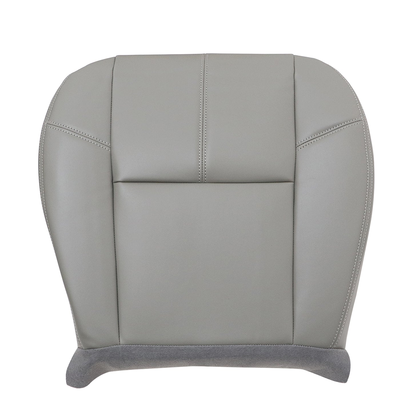 For 2007-2014 Chevy Silverado 1500 2500 3500 HD Driver Bottom Seat Cover Dk Gray