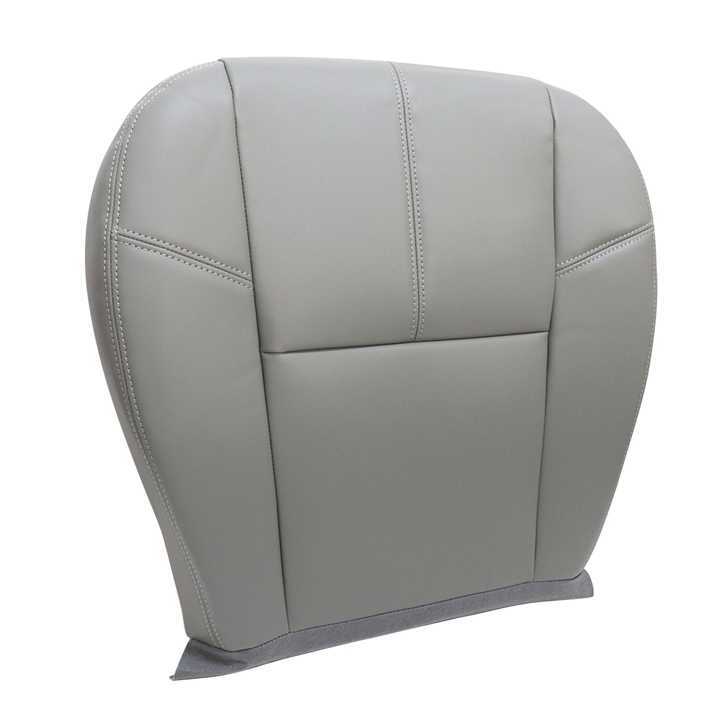 For 2007-2014 Chevy Silverado 1500 2500 3500 HD Driver Bottom Seat Cover Dk Gray