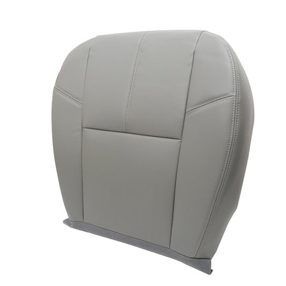 For 2007-2014 Chevy Silverado 1500 2500 3500 HD Driver Bottom Seat Cover Dk Gray