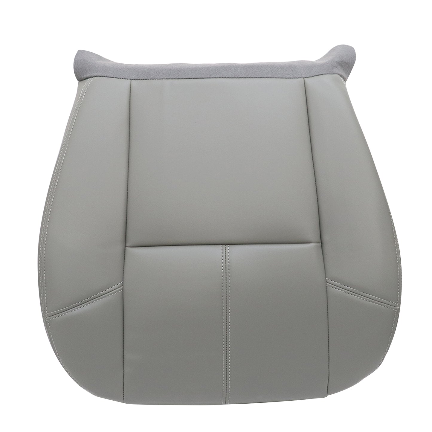 For 2007-2014 Chevy Silverado 1500 2500 3500 HD Driver Bottom Seat Cover Dk Gray