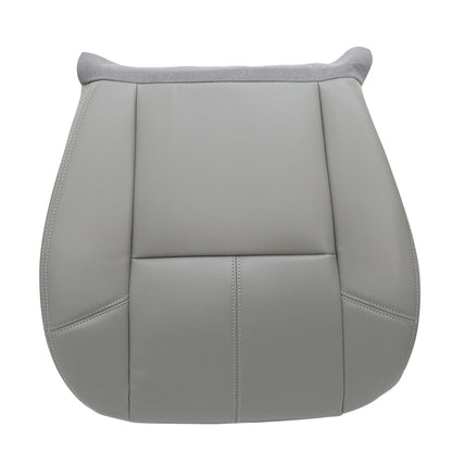 For 2007-2014 Chevy Silverado 1500 2500 3500 HD Driver Bottom Seat Cover Dk Gray