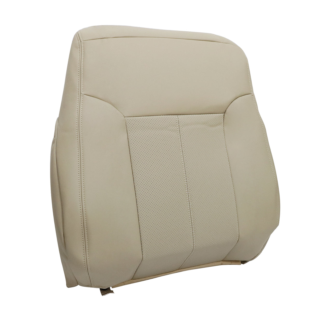 For 2013 2014 Ford F250 F350 Lariat Driver Top Synthetic Leather Seat Cover TAN