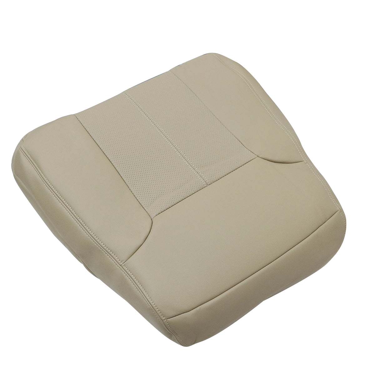 For 2013 2014 Ford F250 F350 Lariat Driver Top Synthetic Leather Seat Cover TAN