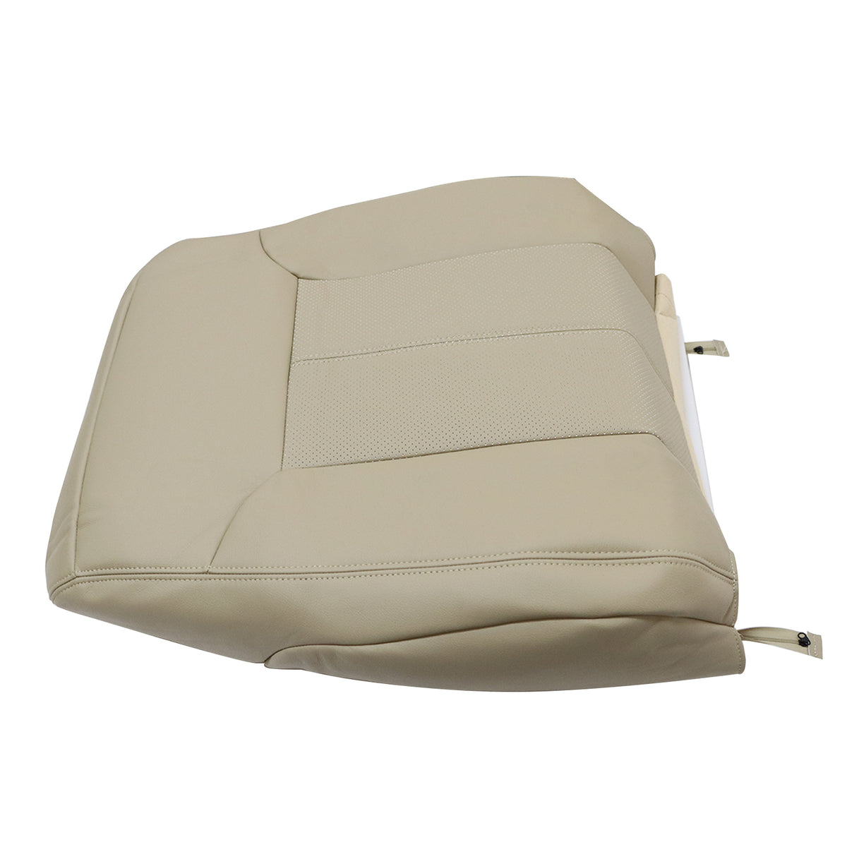 For 2013 2014 Ford F250 F350 Lariat Driver Top Synthetic Leather Seat Cover TAN