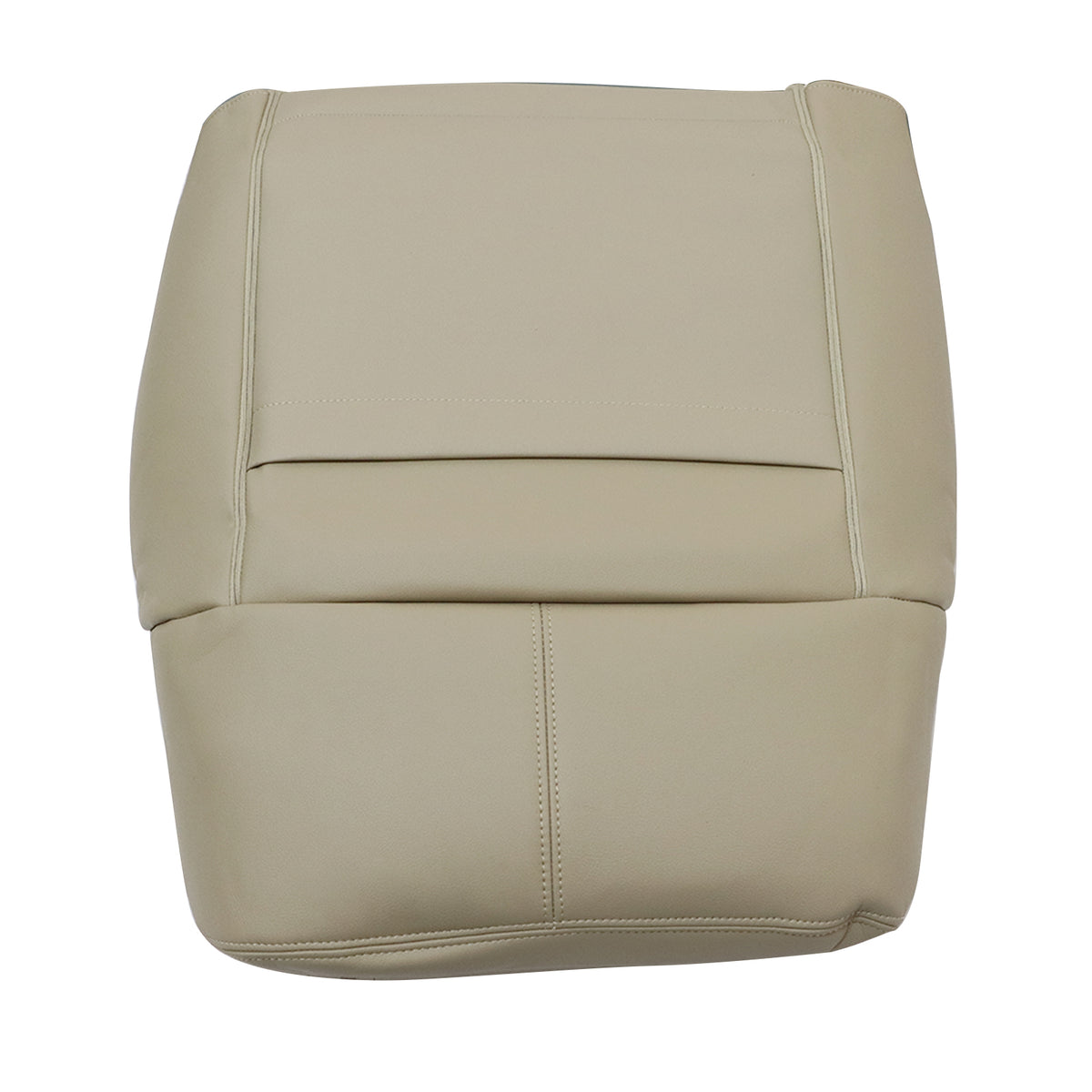 For 2013 2014 Ford F250 F350 Lariat Driver Top Synthetic Leather Seat Cover TAN
