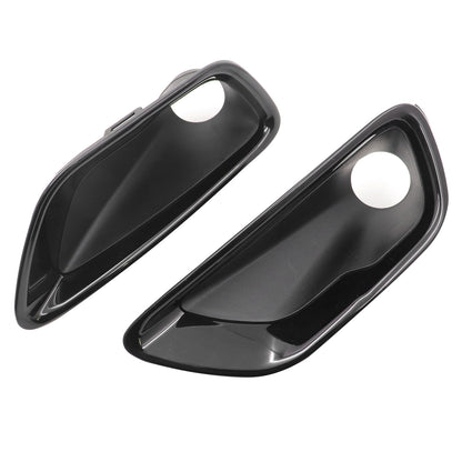Left & Right Front Fog Lamp Covers Bezel Fits For Jeep Grand Cherokee 2017-2021