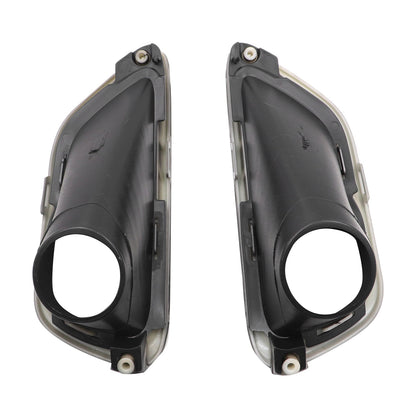 Left & Right Front Fog Lamp Covers Bezel Fits For Jeep Grand Cherokee 2017-2021