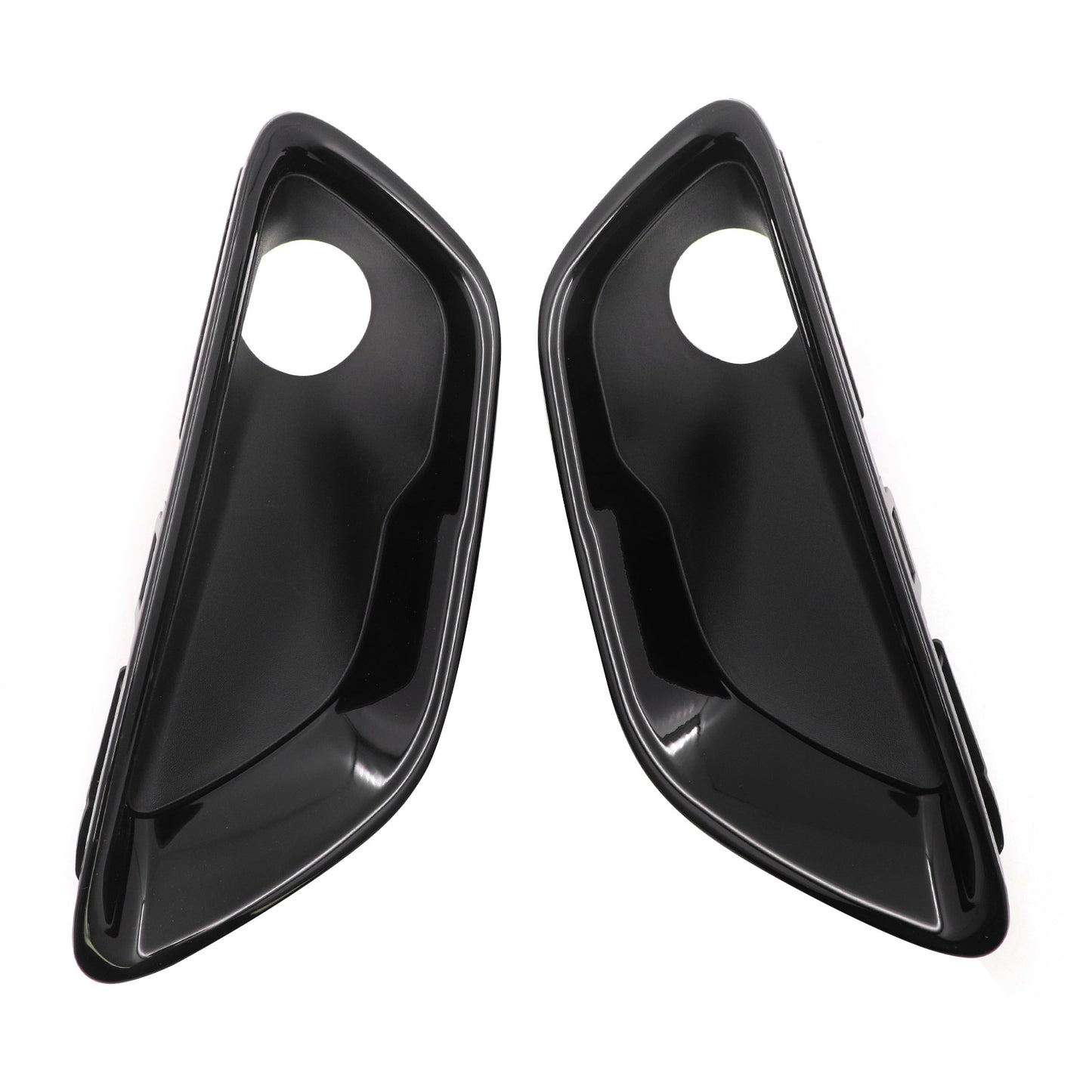Left & Right Front Fog Lamp Covers Bezel Fits For Jeep Grand Cherokee 2017-2021