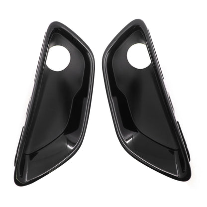 Left & Right Front Fog Lamp Covers Bezel Fits For Jeep Grand Cherokee 2017-2021
