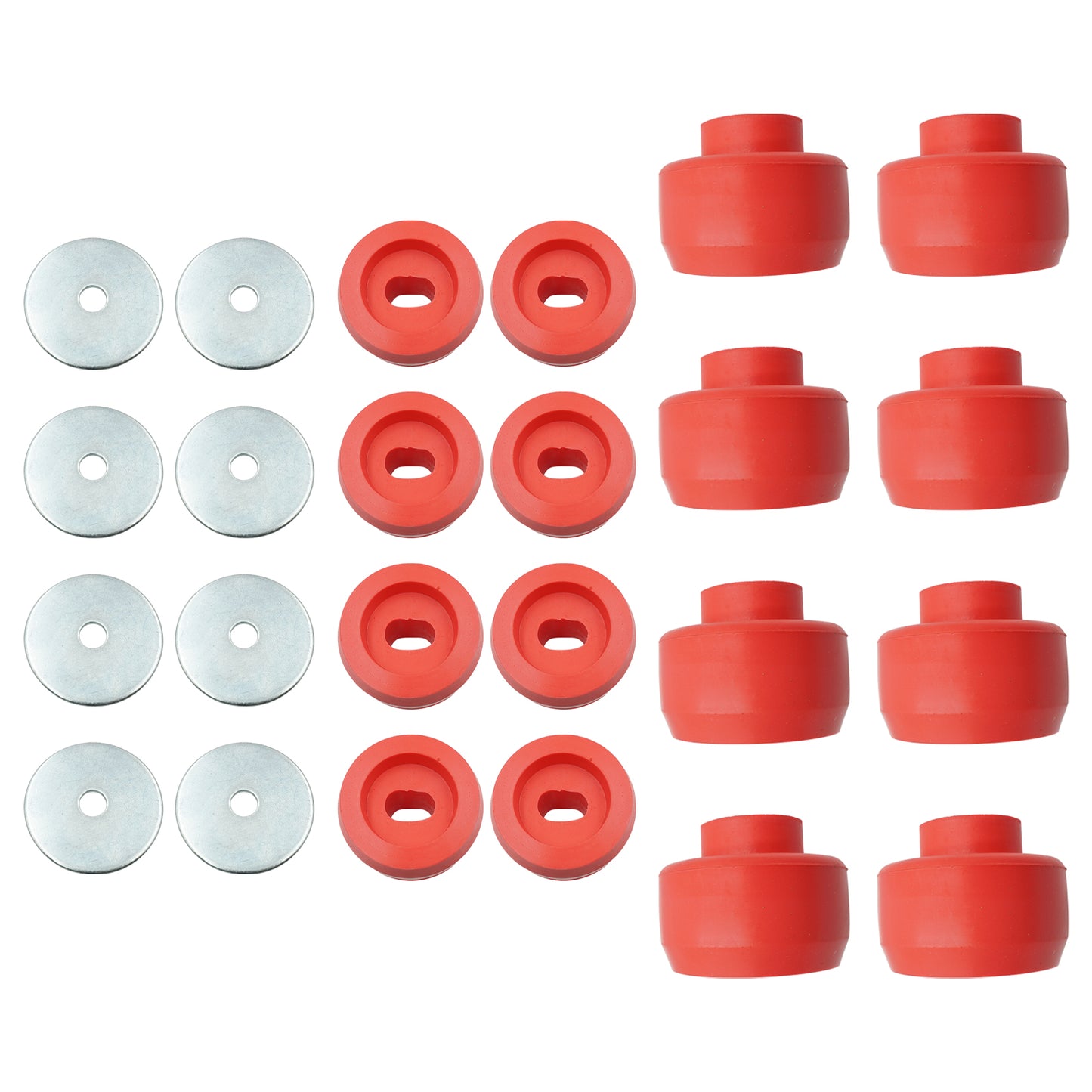 24Pcs For Chevy Silverado Sierra 2/4WD 1999-2014 Body and Cab Mount Bushing Kit