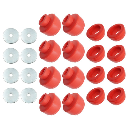 24Pcs For Chevy Silverado Sierra 2/4WD 1999-2014 Body and Cab Mount Bushing Kit