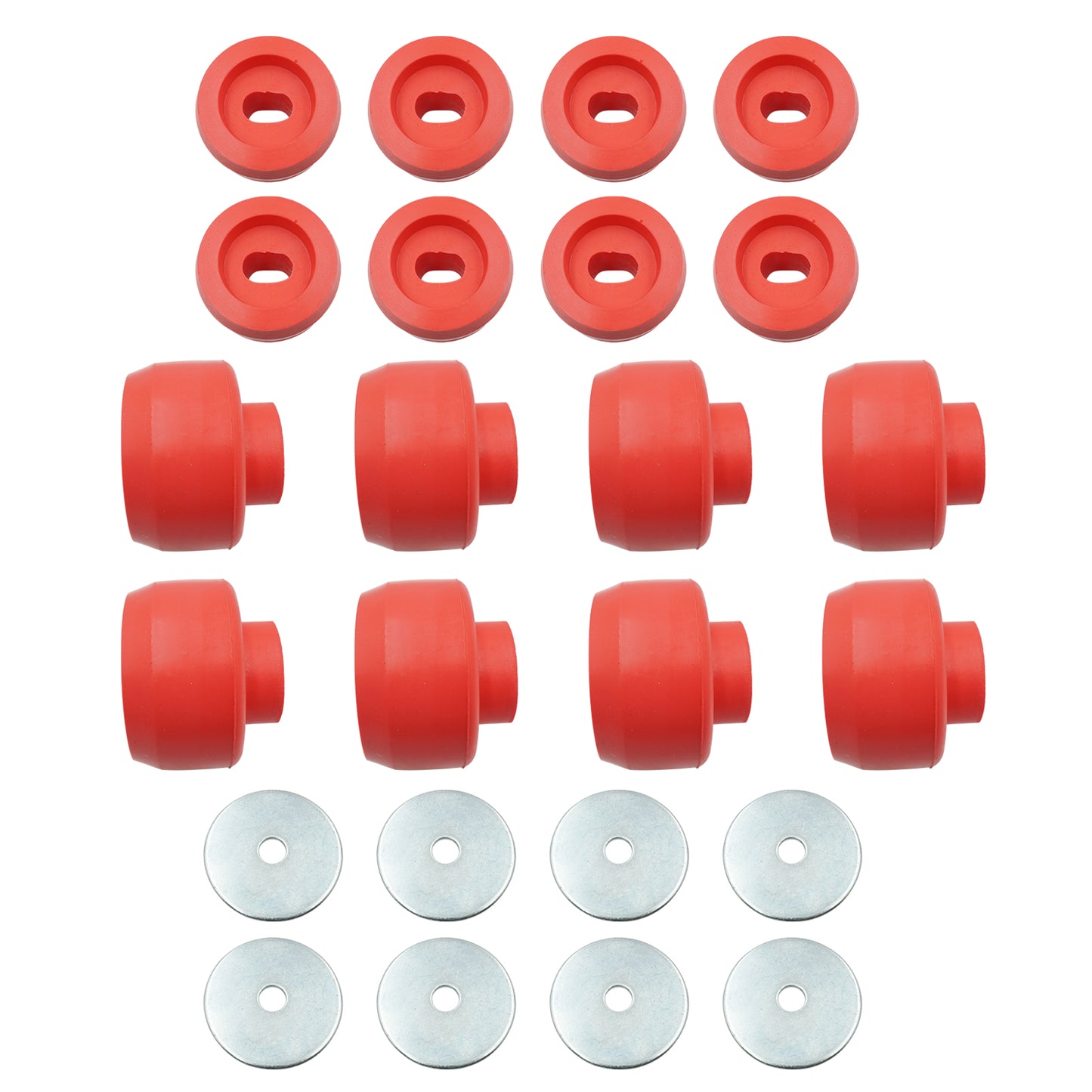 24Pcs For Chevy Silverado Sierra 2/4WD 1999-2014 Body and Cab Mount Bushing Kit
