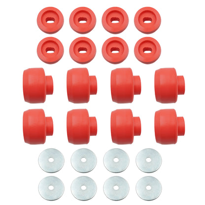 24Pcs For Chevy Silverado Sierra 2/4WD 1999-2014 Body and Cab Mount Bushing Kit