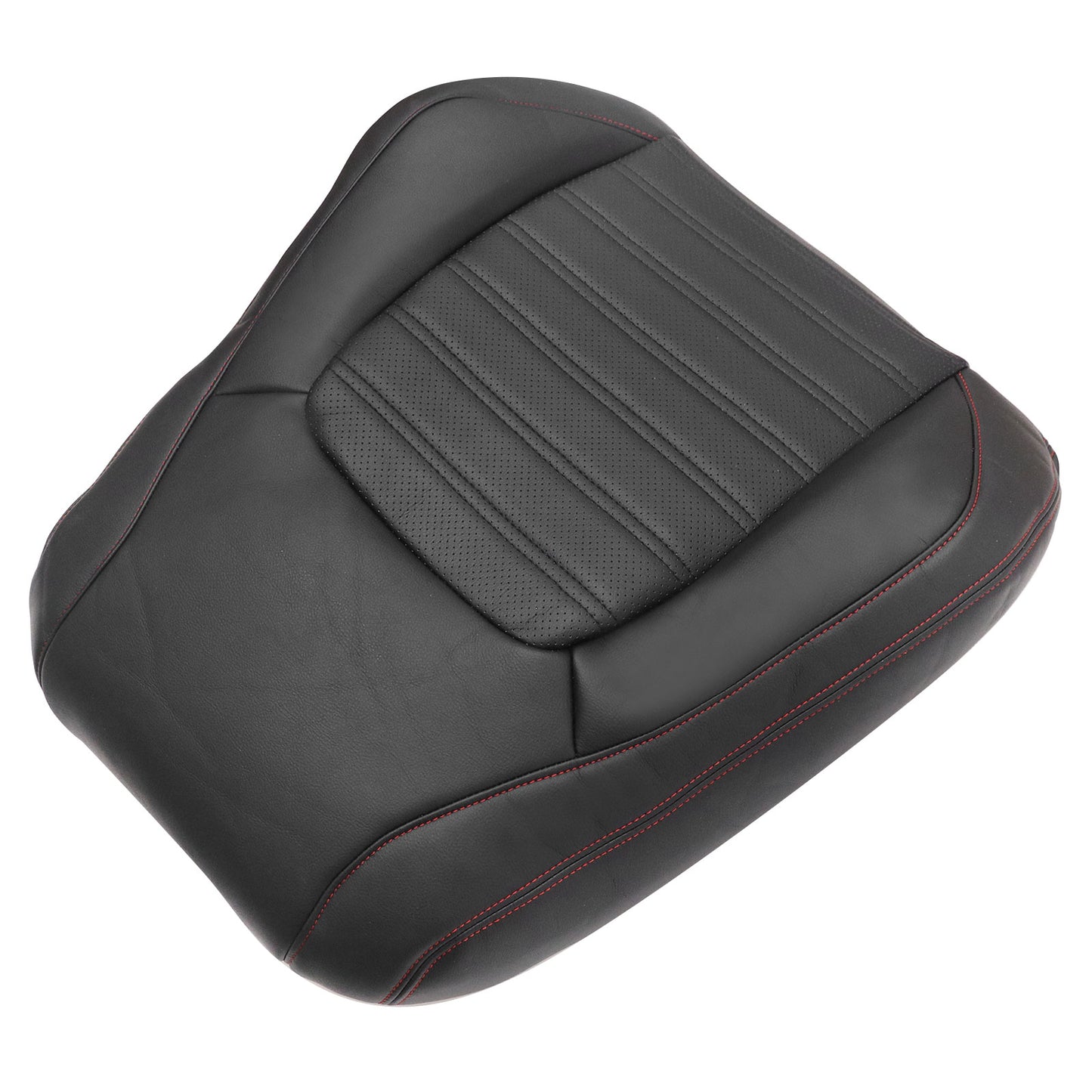 Driver Top Leather Seat Cover Black For 2011-2018 Volkswagen Jetta GLI Autobahn