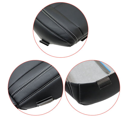 New 2011-2021 Fits Jeep Grand Cherokee Driver Bottom Leather Seat Cover Black