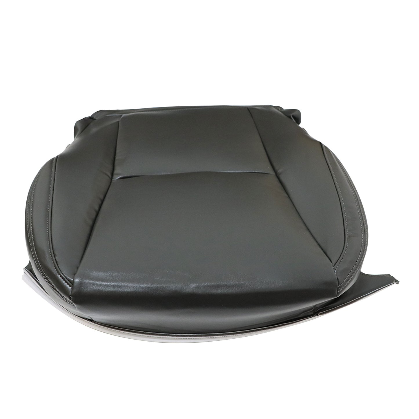 For 2003-2009 Lexus GX470 Driver Bottom Replacement Leather Seat Cover Dark Gray