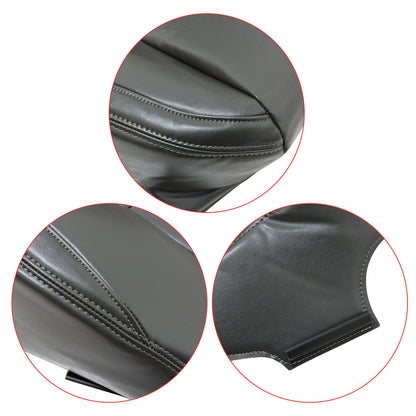 Fits 2005 Lexus GX470 Front Passenger Side Lower Leather Seat Cover Dk Gray