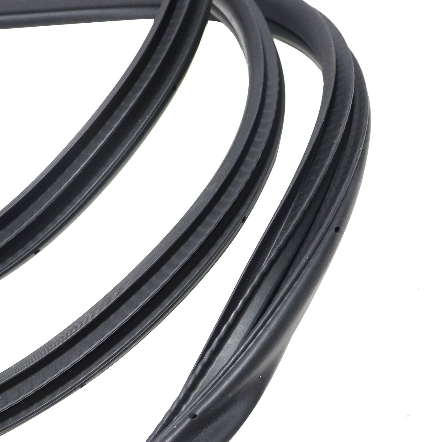 Rubber/Velvet Door Seal Edge Protector Weatherstrip For BMW E90 3-Series 05-11