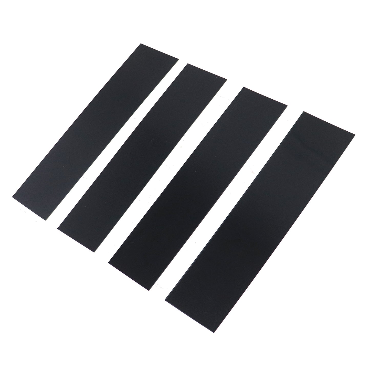 For 15-2021 Ford F-150 4Pcs Glossy Black B Pillar Post Door Window Covers Trim