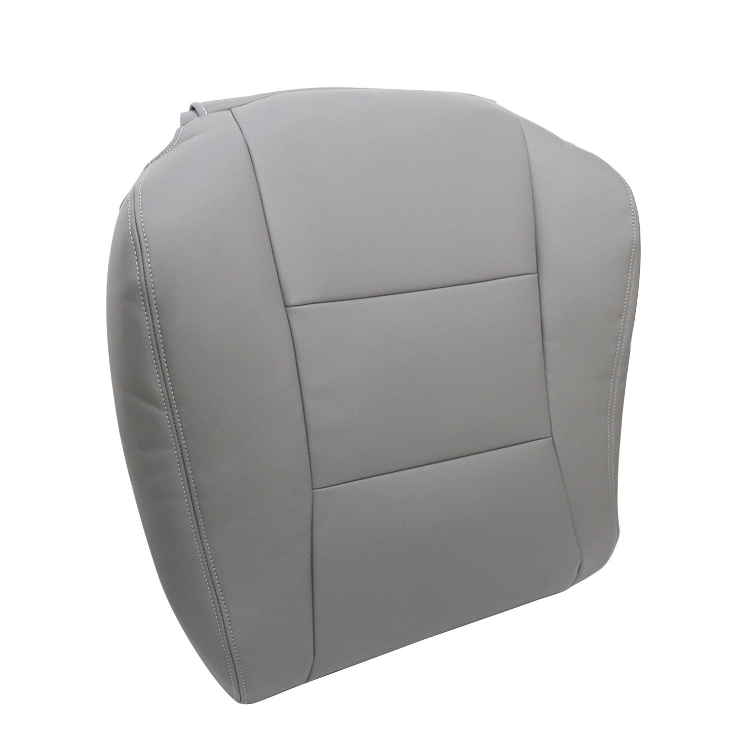 For 1998-07 Toyota Land Cruiser Driver / Passenger Top Leather Seat Cover Gray