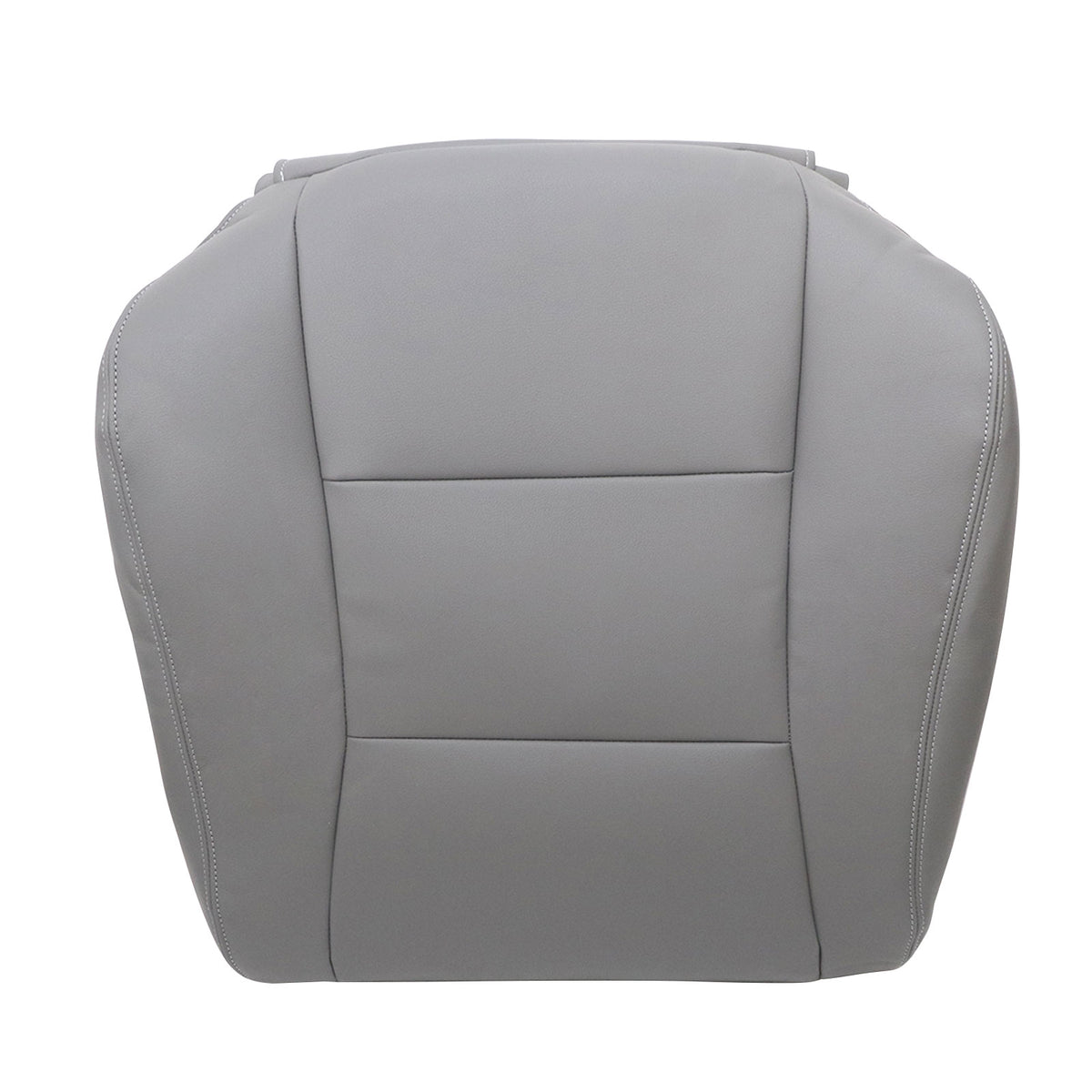 For 1998-07 Toyota Land Cruiser Driver / Passenger Top Leather Seat Cover Gray