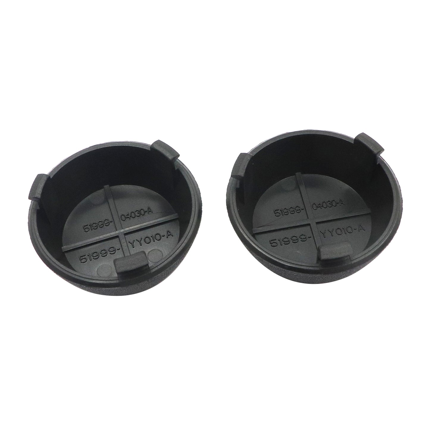 For 2005-2015 Toyota Tacoma 2x Rear Bumper Dome Caps Cover PT228-34000-BK