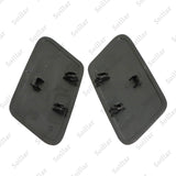 2Pcs For Volvo S60 2005-2009 Front Headlight Washer Cover Black Left+Right Side
