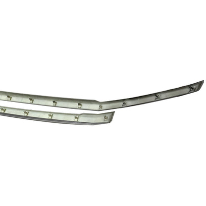 FITS 2021-2024 CHEVROLET TAHOE/SUBURBAN FRONT GRILLE MOLDING TRIMS GLOSS BLACK