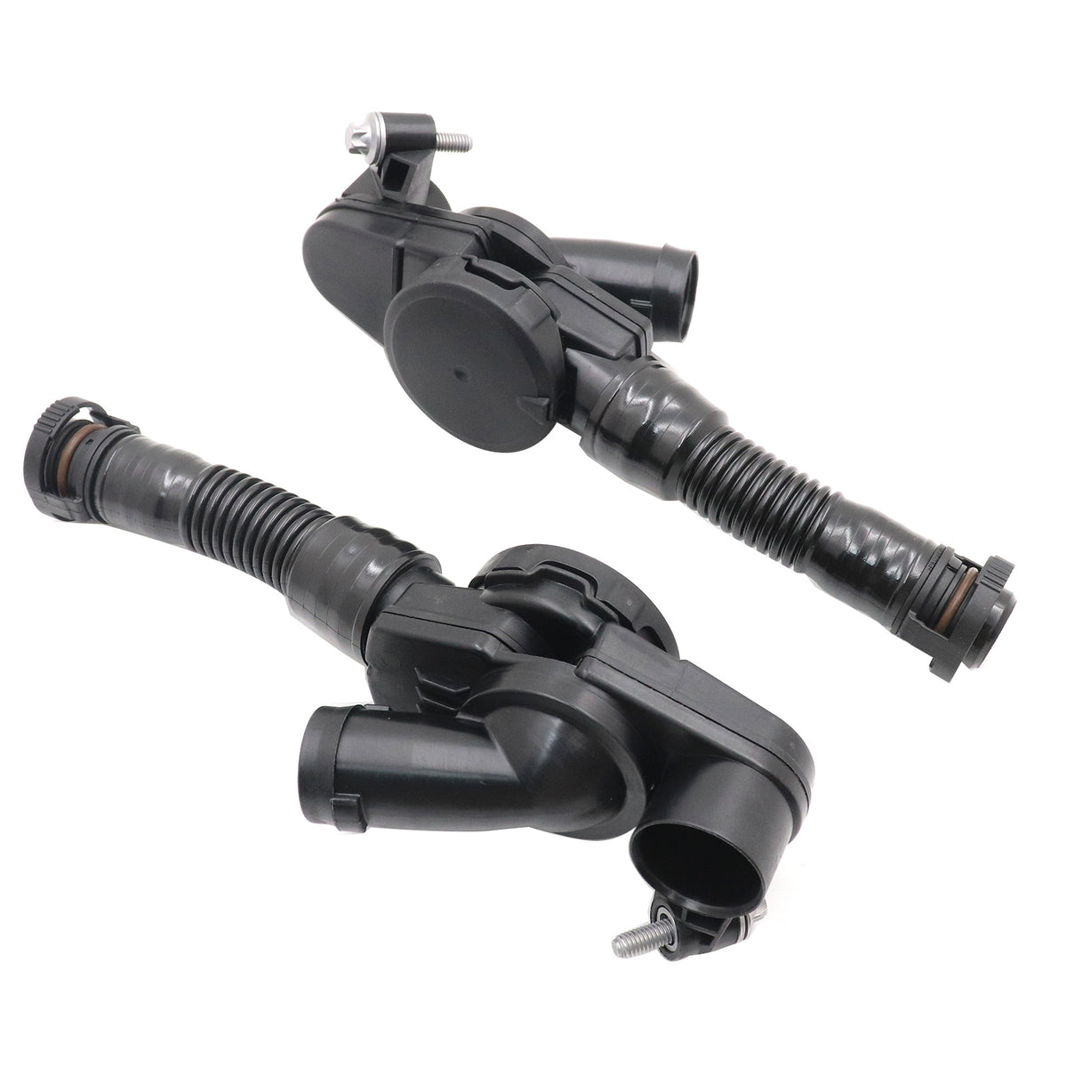 For Porsche Cayenne Macan Panamera 2X L&R PCV Engine Crankcase Vent Valves