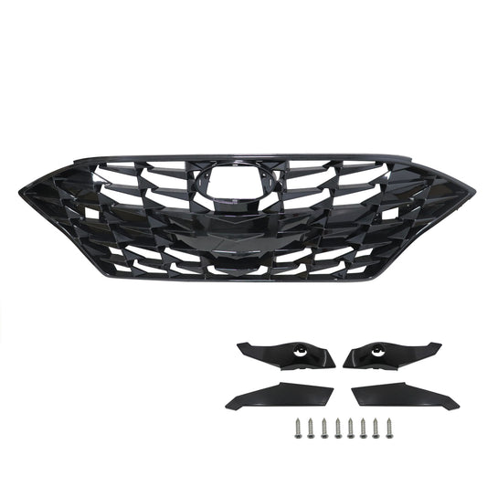 Fit Hyundai Sonata 2020-2022 Front Upper Grille 86350L0700 W/Sensor Hole