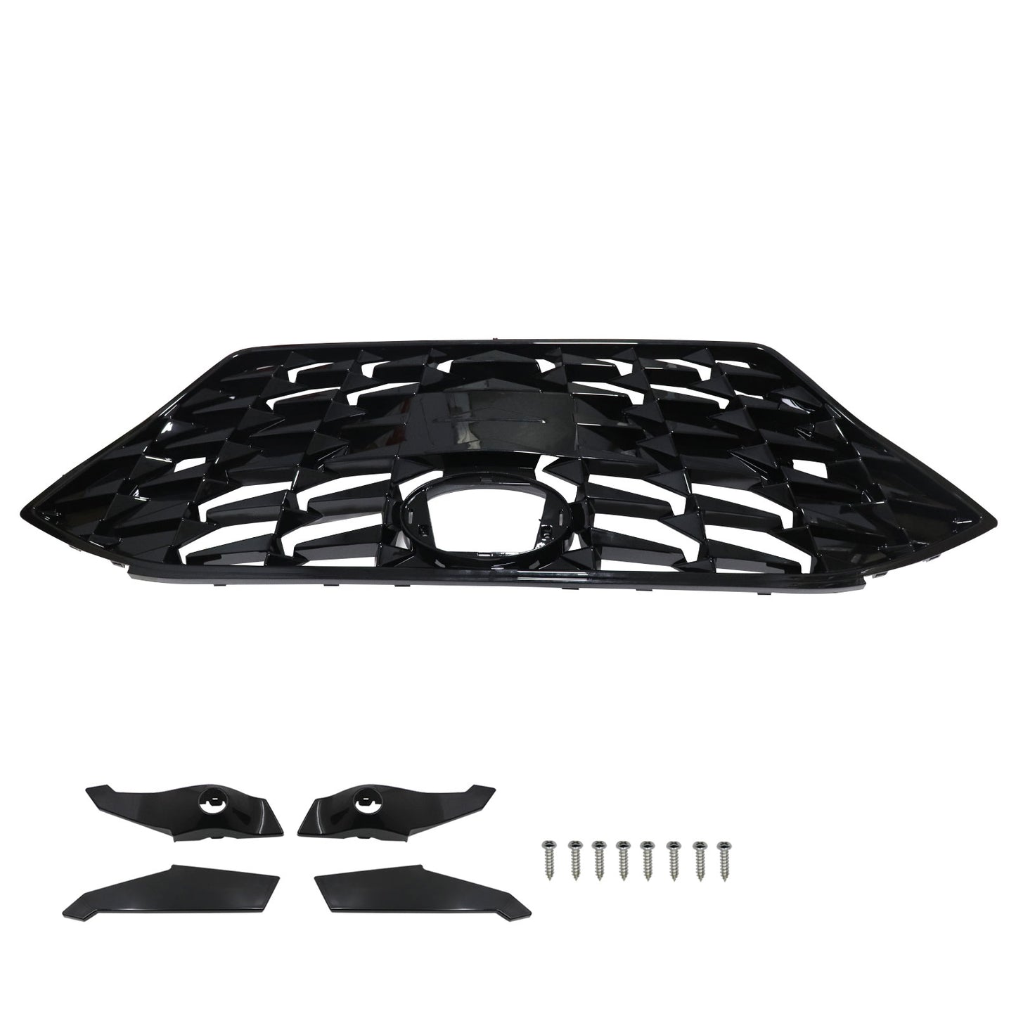 Fit Hyundai Sonata 2020-2022 Front Upper Grille 86350L0700 W/Sensor Hole