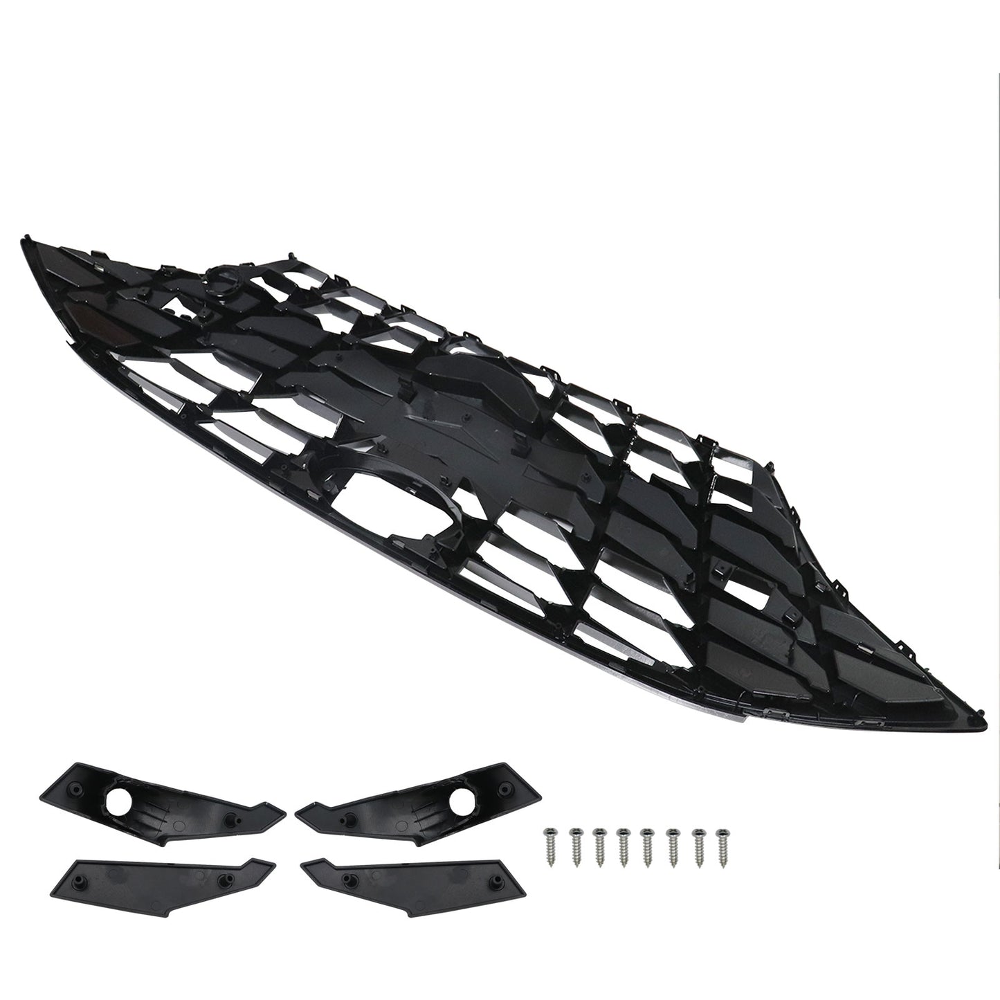 Fit Hyundai Sonata 2020-2022 Front Upper Grille 86350L0700 W/Sensor Hole