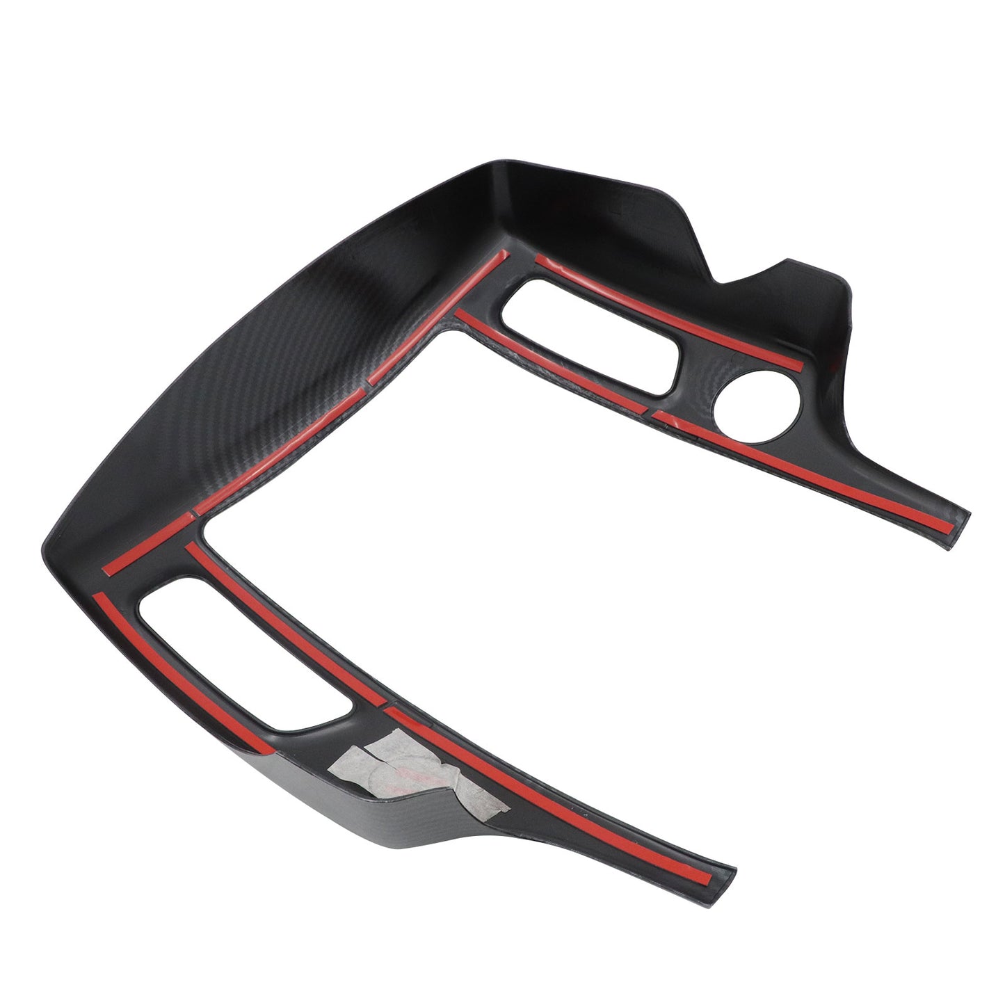 Central Control Navigation Frame Cover Trim Carbon Fiber Style For Nissan 370Z