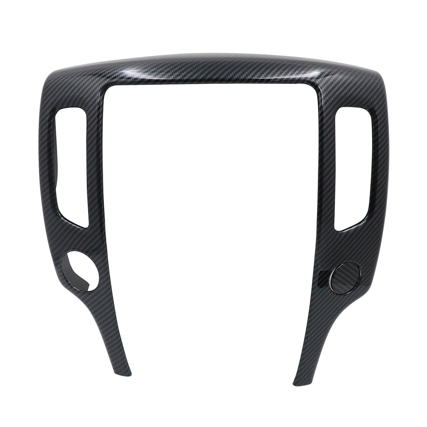Central Control Navigation Frame Cover Trim Carbon Fiber Style For Nissan 370Z