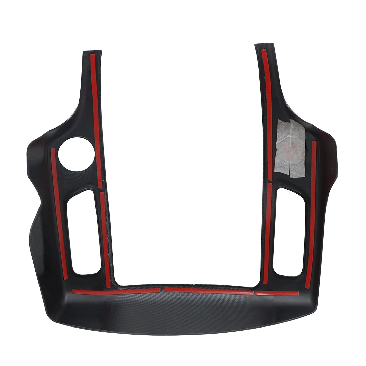 Central Control Navigation Frame Cover Trim Carbon Fiber Style For Nissan 370Z