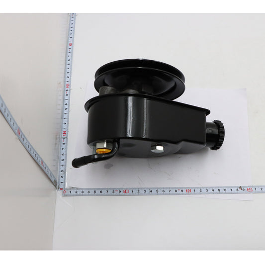 BBC SBC BLACK POWER STEERING PUMP W/ SINGLE GROOVE PULLEY FOR CHEVY BUICK GMC